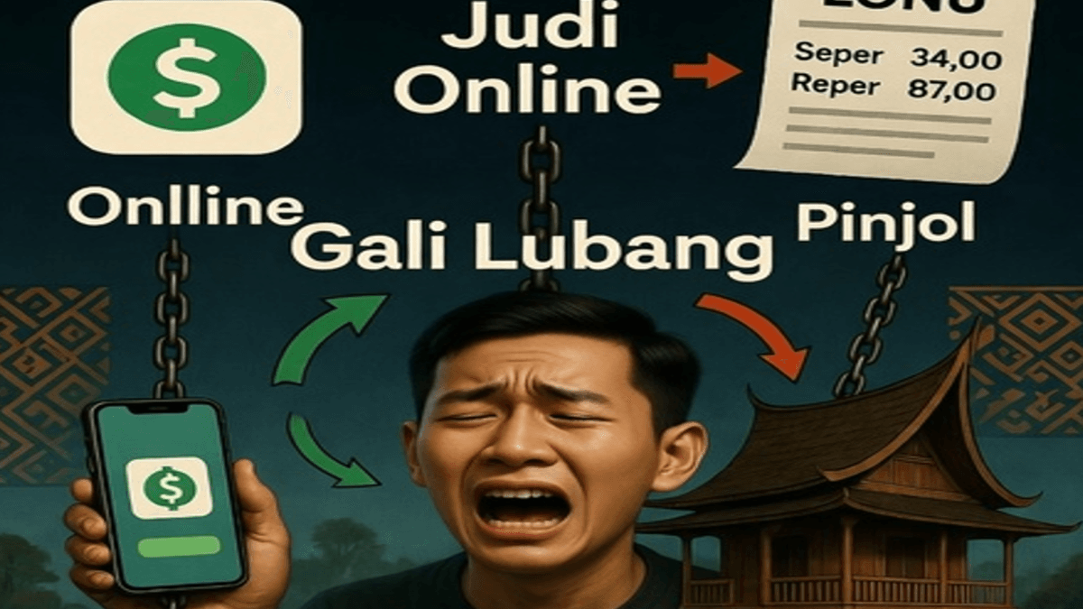 “Gali Lubang Tutup Lubang”: Jeratan Maut Judol dan Pinjol Hancurkan Masa Depan Ekonomi Warga Nagari