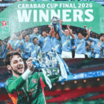 Manchester City Juara Carabao Cup 2026 Selebrasi Pemain Wembley