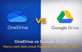 Perbandingan Microsoft OneDrive dan Google Drive sebagai layanan penyimpanan cloud terbaik 2026